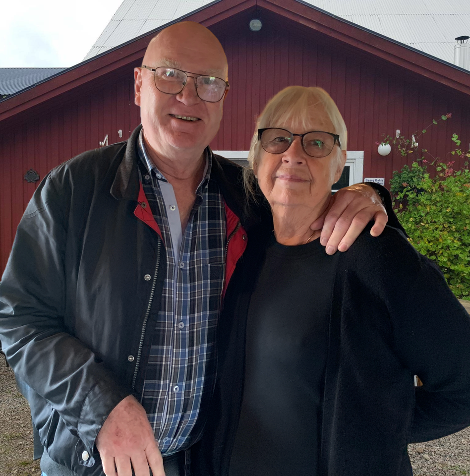 Inga-Lill Lundström och Peter Davidsson, värdpar för Annelunds Festlokal i Önnerud